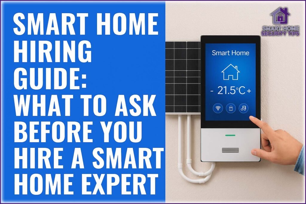 Smart Home Hiring Guide: What to Ask Before You Hire a Smart Home Expert