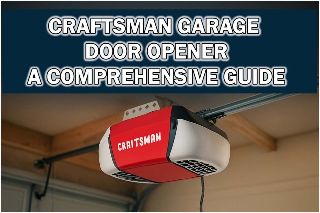 Craftsman Garage Door Opener: A Comprehensive Guide
