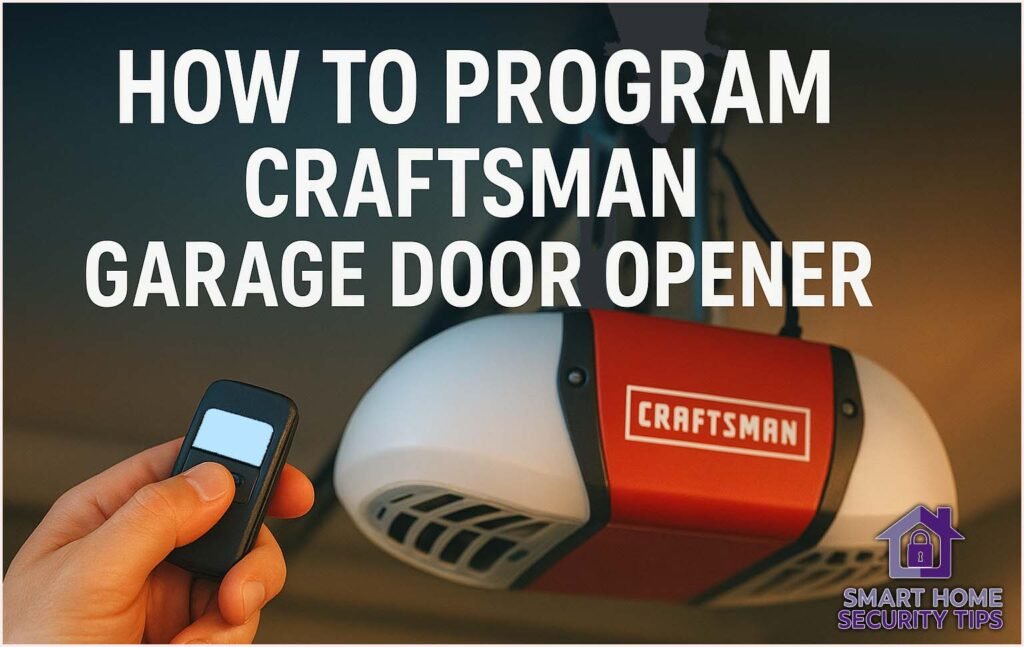 How to Program Craftsman Garage Door Opener