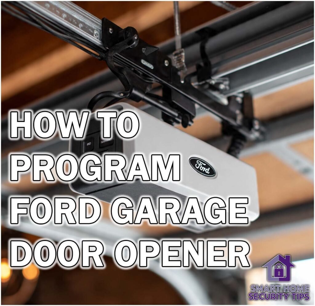 How to Program Ford Garage Door Opener